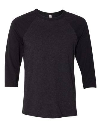 BELLA + CANVAS Three-Quarter Sleeve Baseball Tee 3200C