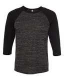BELLA + CANVAS Three-Quarter Sleeve Baseball Tee 3200C