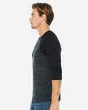 BELLA + CANVAS Three-Quarter Sleeve Baseball Tee 3200C