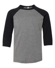 Youth Three-Quarter Sleeve Baseball Tee