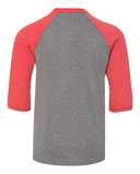 Youth Three-Quarter Sleeve Baseball Tee