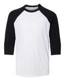 Youth Three-Quarter Sleeve Baseball Tee