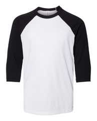 Youth Three-Quarter Sleeve Baseball Tee