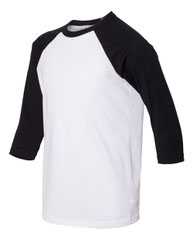 Youth Three-Quarter Sleeve Baseball Tee