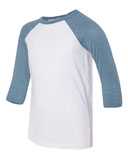 BELLA + CANVAS Youth Three-Quarter Sleeve Baseball Tee 3200Y