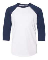 Youth Three-Quarter Sleeve Baseball Tee