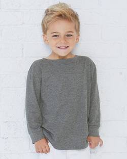 Rabbit Skins Toddler Fine Jersey Long Sleeve Tee 3302 Rabbit Skins Toddler Fine Jersey Long Sleeve Tee 3302