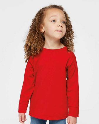 Rabbit Skins Toddler Fine Jersey Long Sleeve Tee 3302