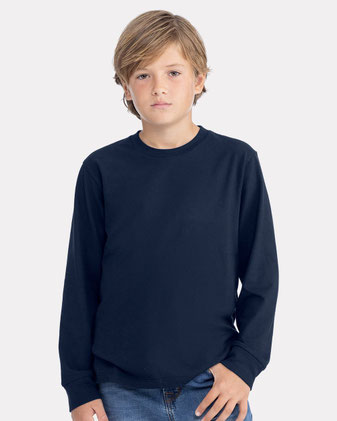 Next Level Youth Cotton Long Sleeve T-Shirt 3311N