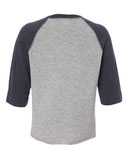 Toddler Baseball Fine Jersey Three-Quarter Sleeve Tee