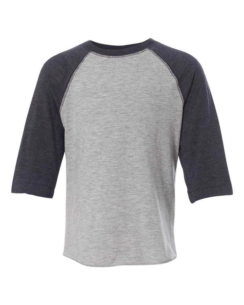 Toddler Baseball Fine Jersey Three-Quarter Sleeve Tee