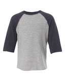 Toddler Baseball Fine Jersey Three-Quarter Sleeve Tee
