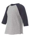 Toddler Baseball Fine Jersey Three-Quarter Sleeve Tee