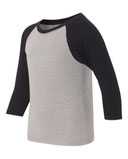 Youth CVC Three-Quarter Sleeve Raglan T-Shirt