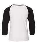 Youth CVC Three-Quarter Sleeve Raglan T-Shirt