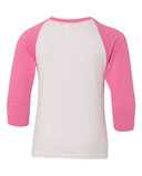 Youth CVC Three-Quarter Sleeve Raglan T-Shirt
