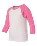 Youth CVC Three-Quarter Sleeve Raglan T-Shirt
