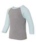 Youth CVC Three-Quarter Sleeve Raglan T-Shirt