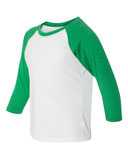 Youth CVC Three-Quarter Sleeve Raglan T-Shirt