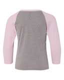 Youth CVC Three-Quarter Sleeve Raglan T-Shirt