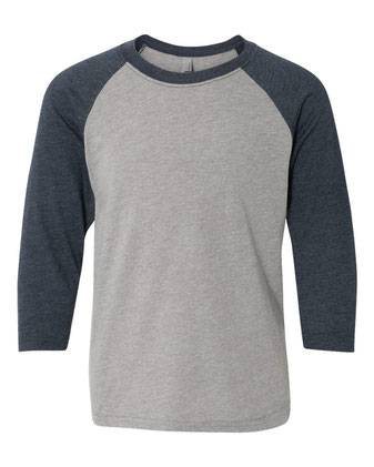 Next Level Youth CVC Three-Quarter Sleeve Raglan T-Shirt 3352N