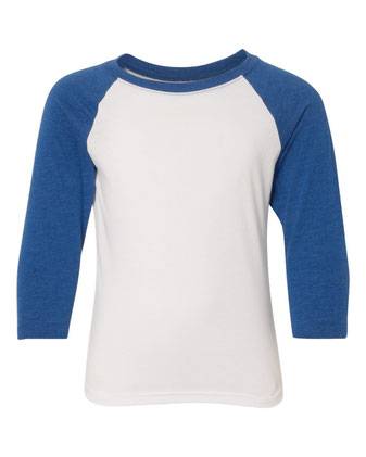 Next Level Youth CVC Three-Quarter Sleeve Raglan T-Shirt 3352N