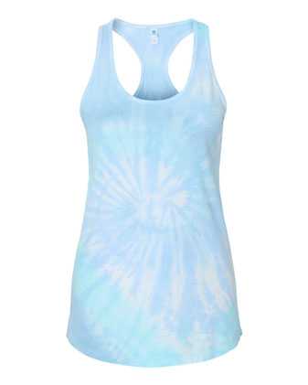 Colortone Women's Tie-Dyed Racerback Tank Top 3400Co