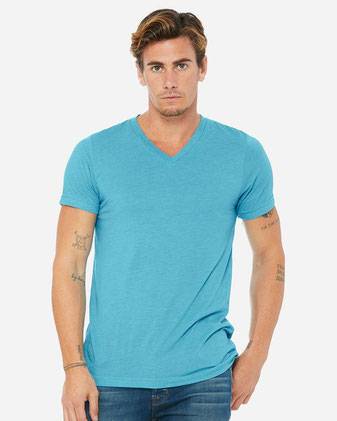 BELLA + CANVAS Triblend V-Neck Short Sleeve Tee 3415C
