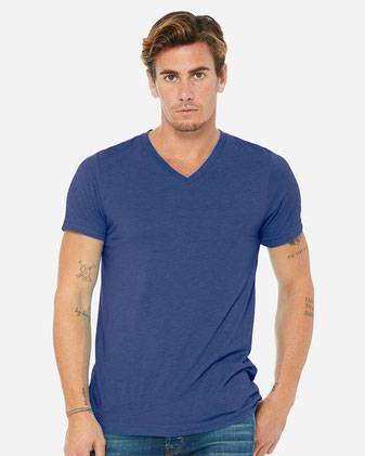 BELLA + CANVAS Triblend V-Neck Short Sleeve Tee 3415C