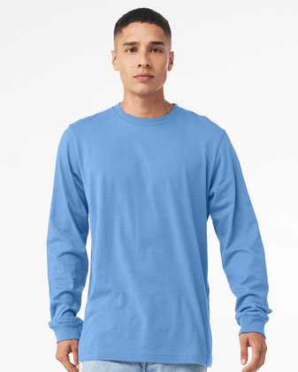 BELLA + CANVAS Heather CVC Long Sleeve Tee 3501CVC
