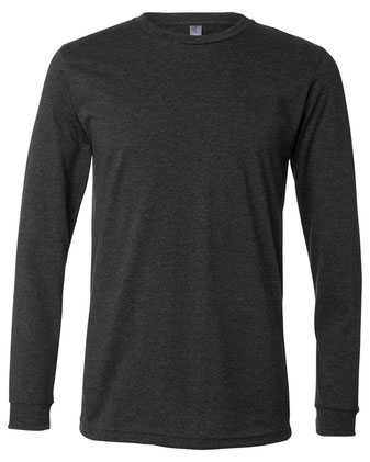 BELLA + CANVAS Heather CVC Long Sleeve Tee 3501CVC