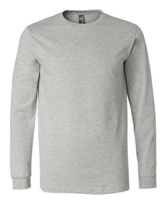 BELLA + CANVAS Heather CVC Long Sleeve Tee 3501CVC