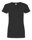 LAT Women's Fine Jersey V-Neck Tee 3507