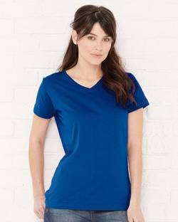 LAT Women's Fine Jersey V-Neck Tee 3507 LAT Women's Fine Jersey V-Neck Tee 3507