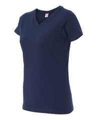 Women's Fine Jersey V-Neck Tee