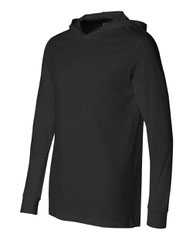 Jersey Hooded Long Sleeve Tee