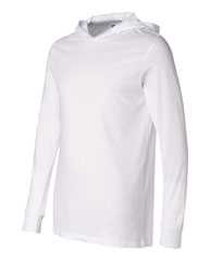 Jersey Hooded Long Sleeve Tee
