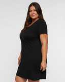 LAT Women's Fine Jersey V-Neck Coverup 3522