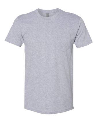 Next Level Cotton Pocket T-Shirt 3605N