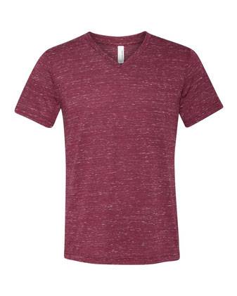 BELLA + CANVAS Textured Jersey V-Neck Tee 3655C