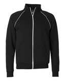 Piped Fleece Cadet Collar Jacket