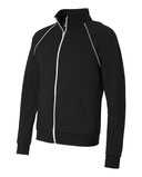 Piped Fleece Cadet Collar Jacket