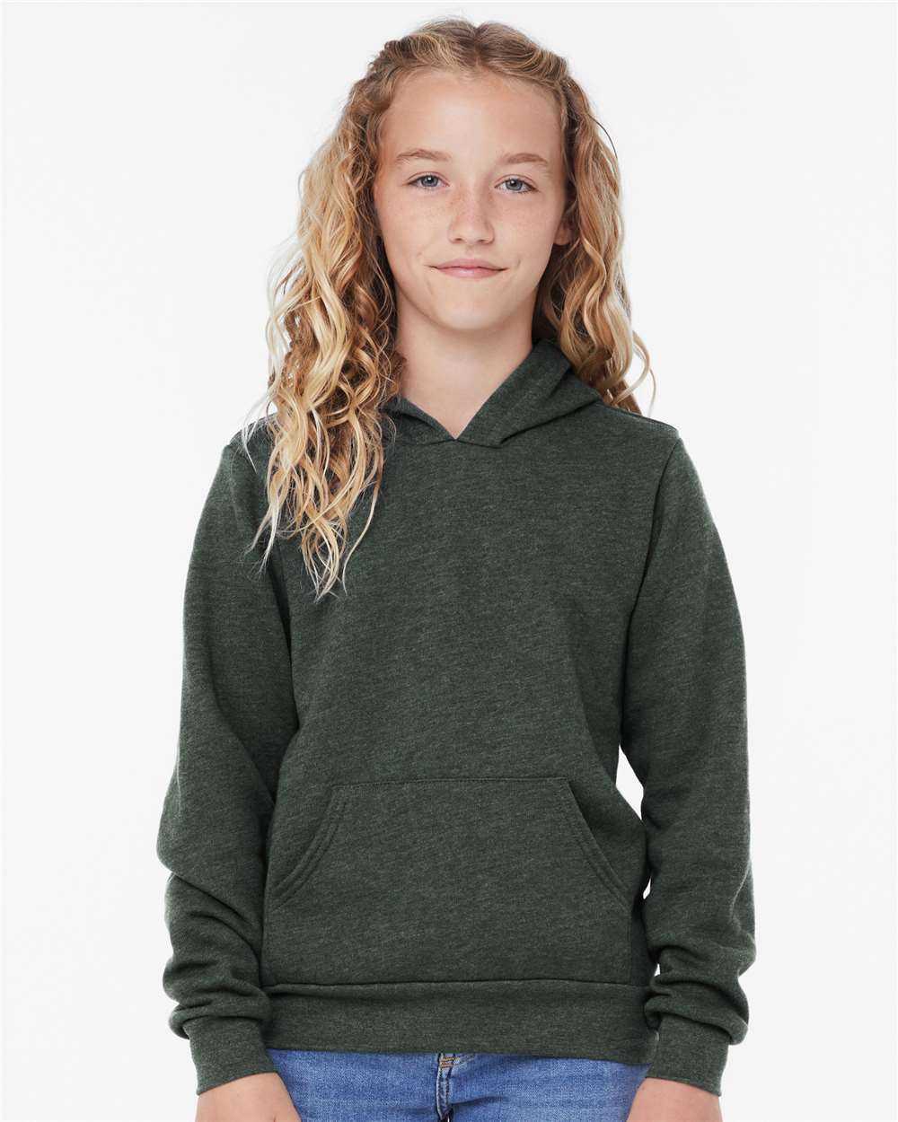 BELLA + CANVAS Youth Sponge Fleece Hoodie 3719Y