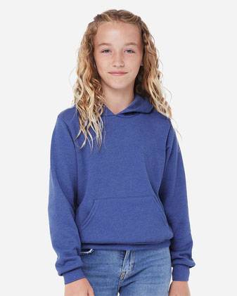 BELLA + CANVAS Youth Sponge Fleece Hoodie 3719Y