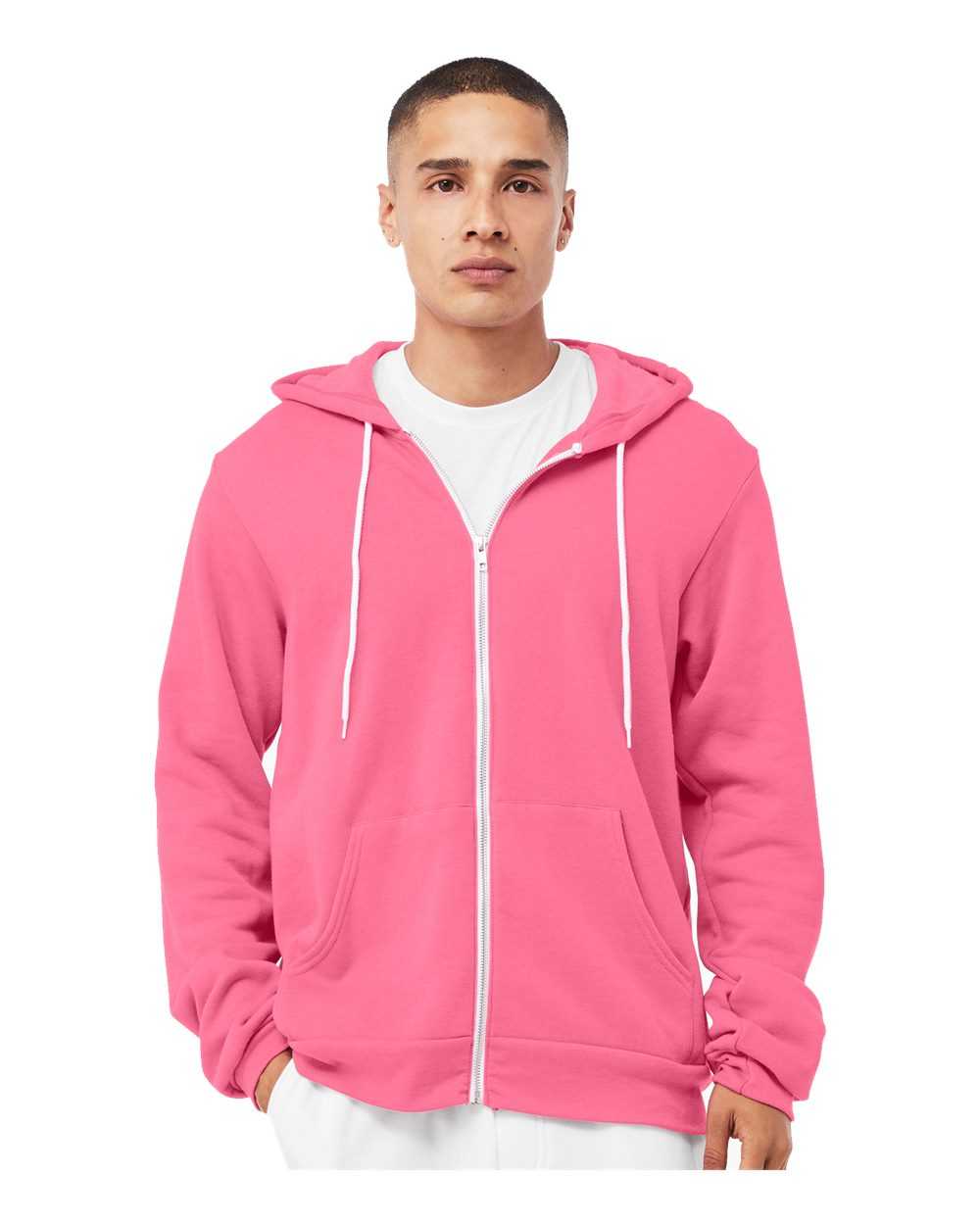 BELLA + CANVAS Sponge Fleece Full-Zip Hoodie 3739