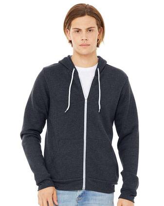BELLA + CANVAS Sponge Fleece Full-Zip Hoodie 3739