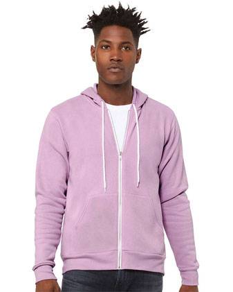 BELLA + CANVAS Sponge Fleece Full-Zip Hoodie 3739