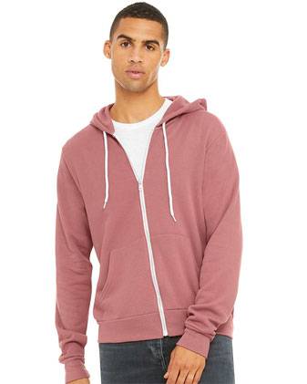 BELLA + CANVAS Sponge Fleece Full-Zip Hoodie 3739