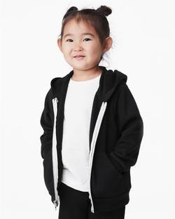BELLA + CANVAS Toddler Sponge Fleece Full-Zip Hoodie 3739T BELLA + CANVAS Toddler Sponge Fleece Full-Zip Hoodie 3739T