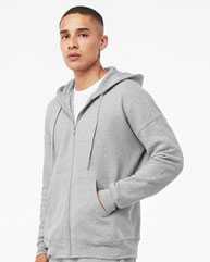 Bella Canvas 3759 Sponge Fleece DTM Full-Zip Hoodie